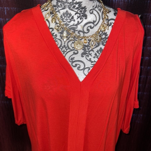 Cold Shoulder Dress Shirt - Picture 2 of 7